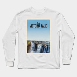 Visit Victoria Falls Long Sleeve T-Shirt